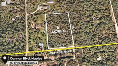 Map / location with property parcel outlined