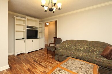 Built ins in living room