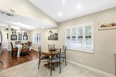 Dining area featuring light hardwood / wood-style 
