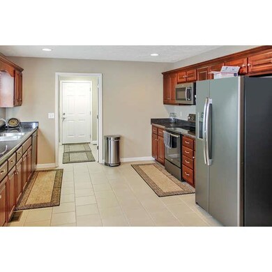 Laundry Room is off of the kitchen leading in to the garage