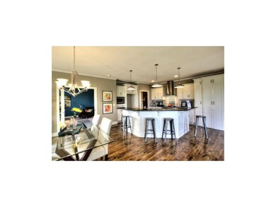 Kitchen and Breakfast Room.  View of Office and/or