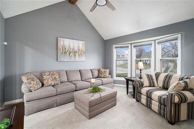 Bay windows providing natural light
