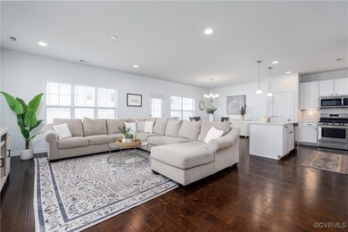 Spacious, Open Family Room