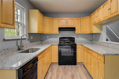 Newly installed granite