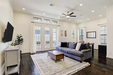 Situated on the the second floor, this living room