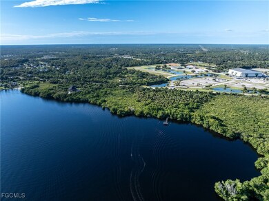 Drone / aerial view of a nearby body of water