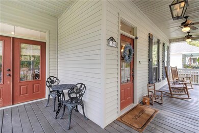 Inviting wrap around front porch
