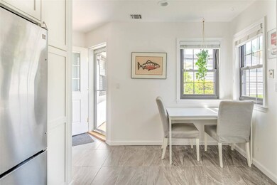 Dining room with baseboards