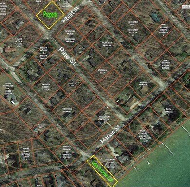 Map 2 inc. Lake Access