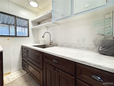 Kitchen featuring sink