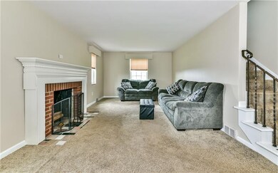 Very Large Living Room with Fireplace and plenty o