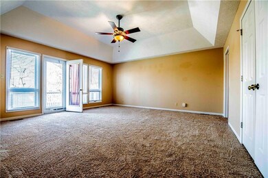 Master BR 1st floor w/ master BA (double doors right) and walk out to your balcony with great view!