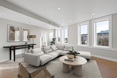 Warm living space with great views
