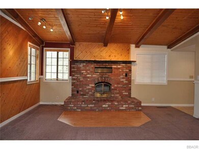 Fireplace.