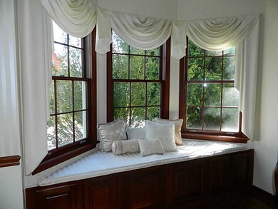 Dining Room. The window seat with storage is a bea