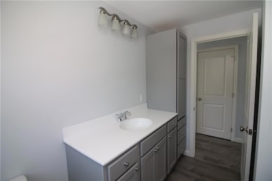 Gutted bathroom and put in new...