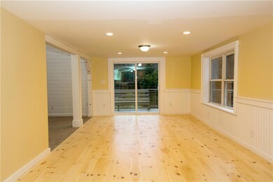 Dining room w/ slider to deck