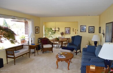 Living Room with Large Picture Windows