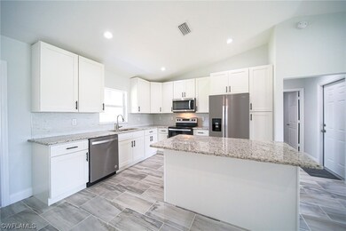 The Island Kitchen Comes With Granite Countertops,