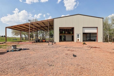 View of pole building