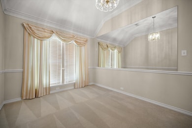 Formal Dining room is elegant and spacious