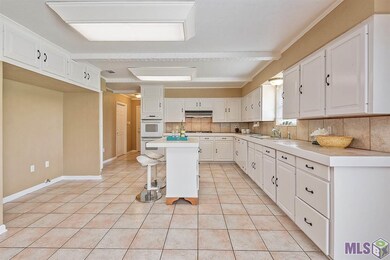 Kitchen open to dining room