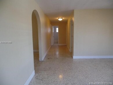 View into hallway to bedrooms.