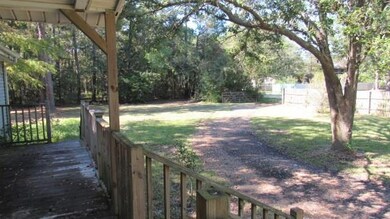 View of front yard from porch