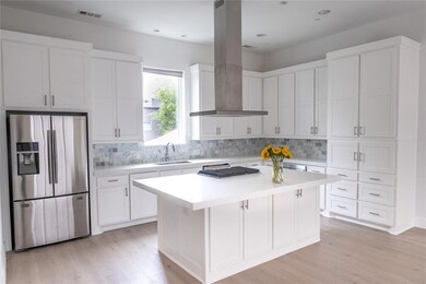 Beautiful open kitchen.