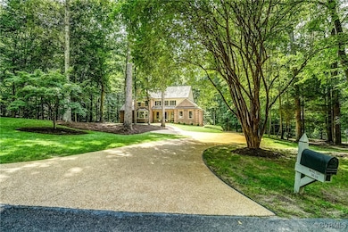 Recently paved and sealed driveway