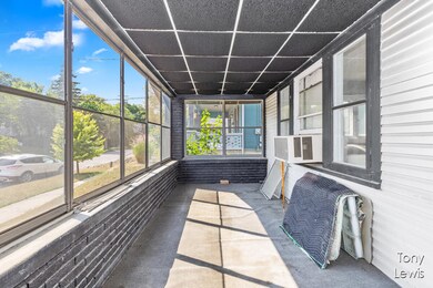 Ecnlosed front porch
