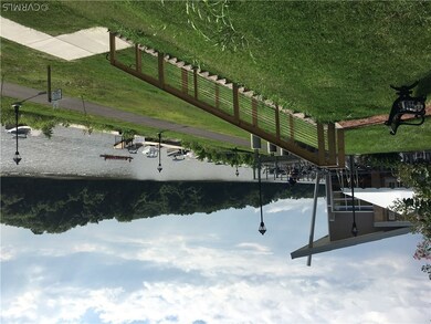 Photos from Rocketts Landing's waterfront showing