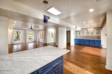 kitchen to living room