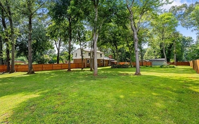 Expansive, fenced backyard