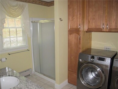 First floor bath with laundry