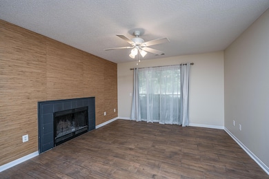 fireplace in living room