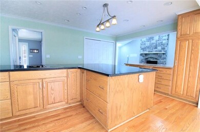 Enormous granite topped island, (plus additional c