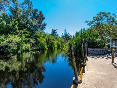 View of curry creek from the dock.