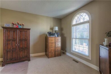 First floor office facing front of home (quiet cut