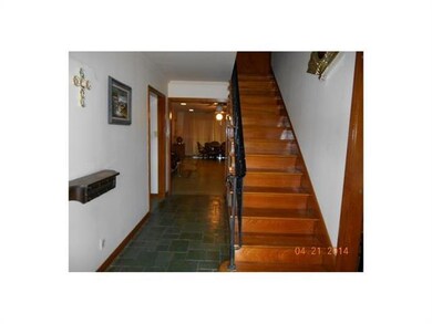 Stairwell. Stairway to unfinished attic