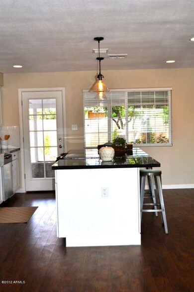 Kitchen island.