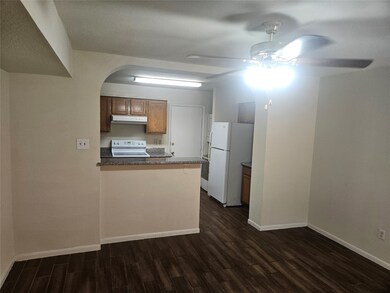 living area kitchen garage