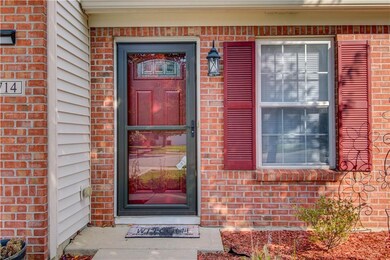 Front door w/decorative glass and storm door new in 2017.  Welcome home