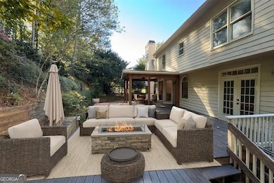 Deck - virtually staged