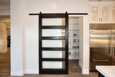 Gourmet Kitchen Pantry-Barn Door