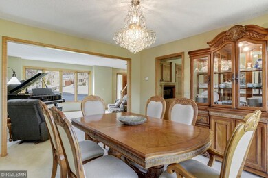 Elegant formal dining room.