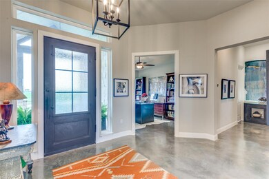 This Stylish and spacious foyer says, 