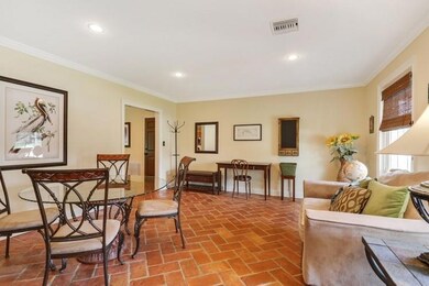 First of two living spaces- Mexican Saltillo Terra