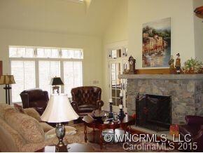Vaulted great room.