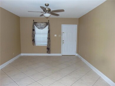 Large Living area. Tile floors no carpet in apartm